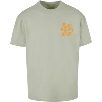 Oversized T-shirt Merchcode Funky Pineapple