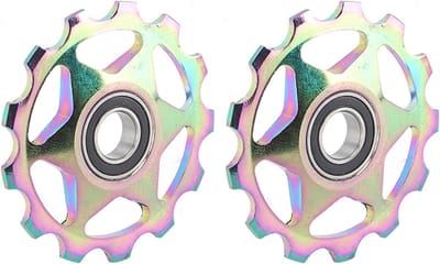 11T Aluminium Alloy Fietswielen met Olievlekken Patroon voor Achterderailleur - Fietsaccessoires en Onderdelen