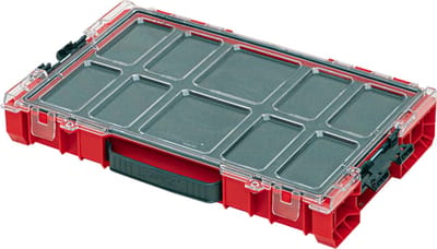 Qbrick System PRO 100 MFI RED ULTRA HD Organizer 452 x 296 x 79 mm 5 l stapelbaar IP54