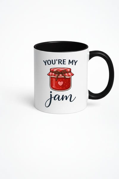 You're My Jam Mok - Liefdescadeau met Hartje - Romantische Koffiemok