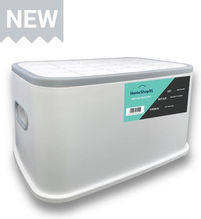 Opstapje Kind - Max 100kg - Wit - Antislip Krukje - WC Krukje - Kinder Opstapjes - WC Trainer - WC Kinderhulp - Toilet Trainer - Peuter - Opstapje - Kruk - Opstapkrukje - Baby Opstapje - Veilig - Keuken Opstapje - Trapje