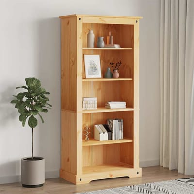 vidaXL - Boekenkast - met - 5 - planken - Corona-stijl - 80x40x170 - cm - grenenhout