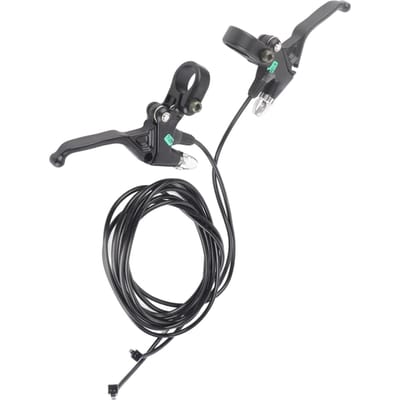 1 paar waterdichte remhandvatten van aluminiumlegering voor elektrische fiets en scooter gray