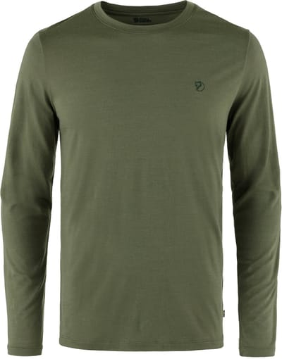 Fjallraven Abisko Wool Ls Men - Outdoorshirt - Heren - Lange mouwen - Laurel Green - Maat XL