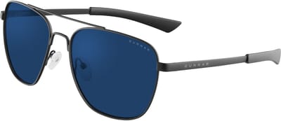 GUNNAR - MUSTANG Gaming Bril - Computerbril - Blauw Licht Bril - Blue Light Glasses 0.0 Sterkte - Onyx - Sun
