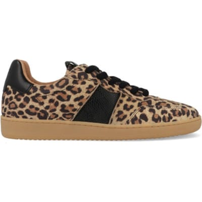 Dames Sneakers Dwrs Poona Leopard /black Cognac - Maat 39
