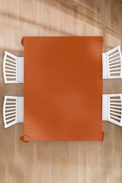 Tafelkleed - Tafellaken - 150x200 cm - Terracotta - Bruin - Palet - Effen - Kleuren - Kleur - Binnen en Buiten