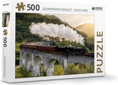 Twisk legpuzzel 500 stukjes Glenfinnan Viaduct puzzel nostalgie.
