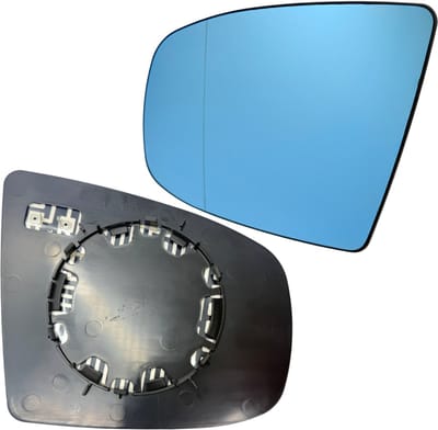 BILMAX Linker Buitenspiegelglas Vervanging voor BMW X5 (E70) & BMW X6 (E71, E72) (2007–2014), Verwarmd, Blauw Getint (Bestuurderszijde)