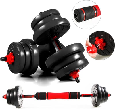 RUX® Verstelbare Dumbells - Verstelbare Dumbbells - Dumbell Set - Verstelbare Dumbell - Zwart - 47cm x 25cm x 25cm