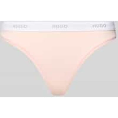 Dames Elastische Katoenen Tanga met Logo 50557101