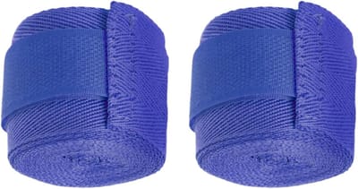 Bokshandschoenen Bandages - Polsbanden Vechtsport - Training Bescherming - Wasbestendig Ontwerp - Standaard Maat - Blauw