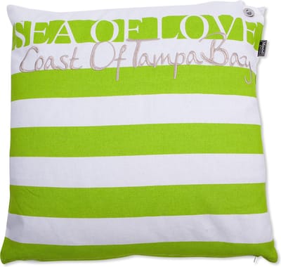 In The Mood Sea Of Love - Sierkussen - Lime - 50x50 cm