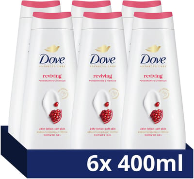 Dove - Douchegel - Advanced Care - Reviving - 6 x 400 ml - Voordeelverpakking
