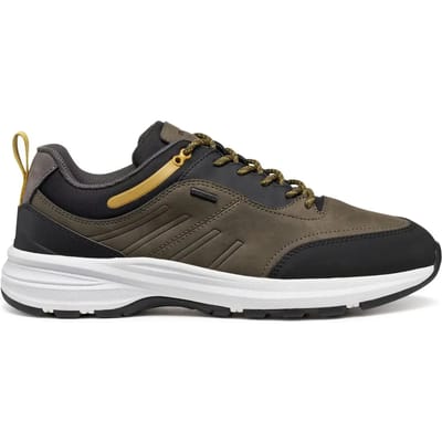 GEOX SENALES ABX HEREN Sneakers - MILITAIR GROEN/ZWART - Maat 44