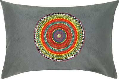 Decoratief Sierkussen - Kussen met Overtrek - Woonkamer Decoratie - Waterafstotend & Wasbaar - 40x60cm - Grijs