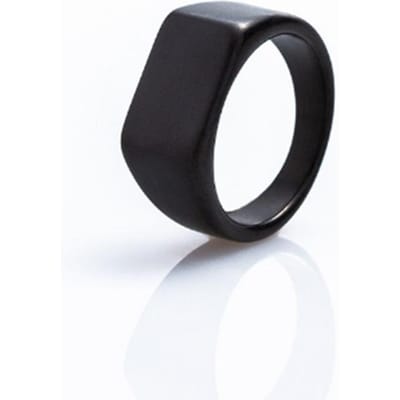 Bague Unisexe en Acier Titane Simple Motif Rectangulaire Bijou Tendance pour Hommes et Femmes Cadeau de Saint-Valentin Taille 7-13 10