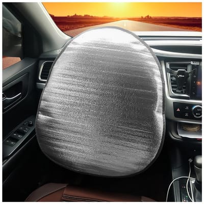 Dailygoods- Stuurhoes Hittebescherming - 44 x 50 cm - UV-bestendig - Universeel - Parelkatoenschuim - Duurzaam en isolerend - Stuurcover