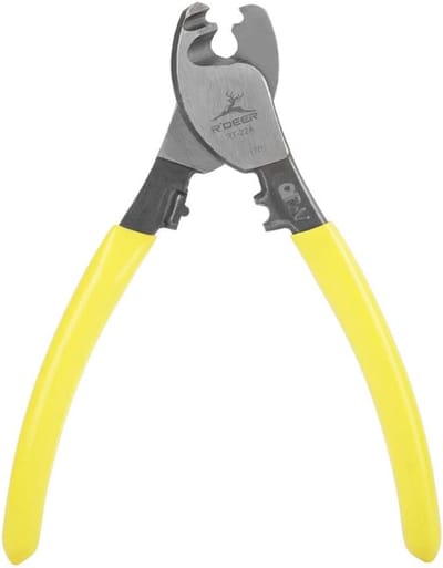 SnelShoppen - Kabelkniptangen 6 inch - Chrome Vanadium Staal - Hand Cutter voor Elektrische Draad - Professionele Kabelsnoeier voor Tuin, Klussen en E