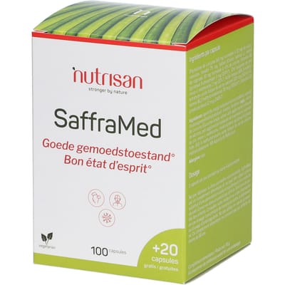 Nutrisan SaffraMed 100 + 20 Capsules GRATIS 100+20