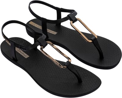 Ipanema Class Moderne Sandaal Fe Zwart/Goud [83768 BN541] maat 39 black