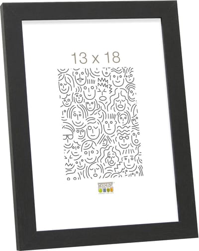 Deknudt Frames Fotolijst - Zwart - S44CF2 - Voor foto: 13x18 cm