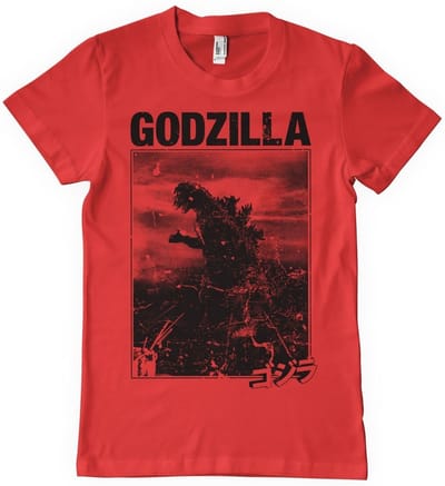 Godzilla Vintage T-shirt rood