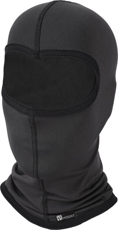 Hisert Balaclava Helmmuts - Winter Muts Face Mask - Polyester - HR-13 - Grafiet/Zwart - XS-S