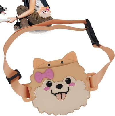 Honden Traktatie Tas - Snack Houder Hond - Honden Training - Magnetische Sluiting - 200 ml - Pommers