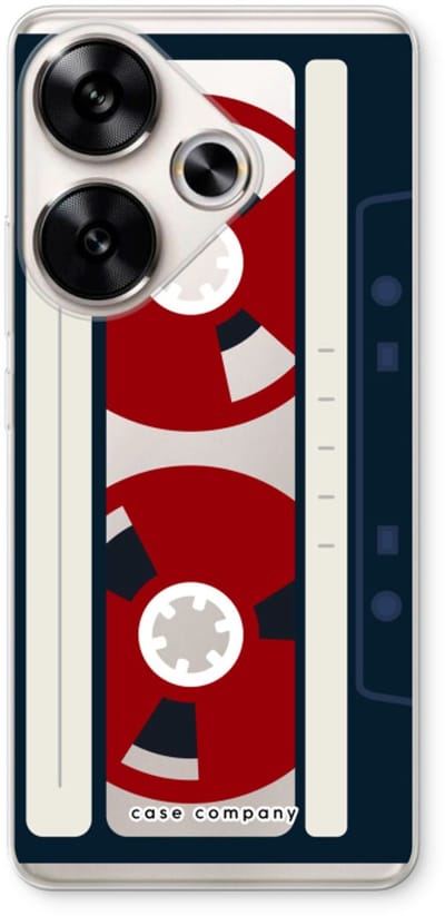 Case Company® - Hoesje geschikt voor Xiaomi Poco F6 hoesje - Here's your tape - Soft Cover Telefoonhoesje - Bescherming aan alle Kanten en Schermrand