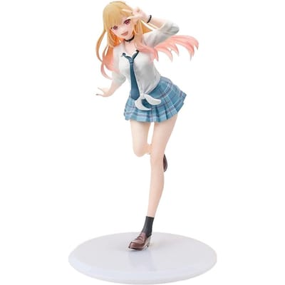 Anime My Dress Up Darling Kitagawa Marin PVC Verzamelfiguur Schooluniform Liz Duivel Stijl Desktop Ornamenten Model Speelgoed Cadeaus gray