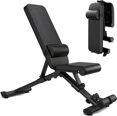 SP® Fitnessbank - Bureau - Trainingsbank - Zwart - 117cm x 43cm x 44cm