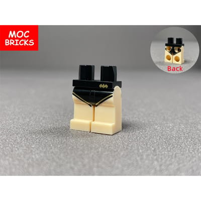 8 stuks MOC Bakstenen Strandbroek Spier Mannen Broek Ideaal Voor 4,5 cm Figuur Bevestiging Gemonteerd Bouwstenen Speelgoed Kinder Poppen