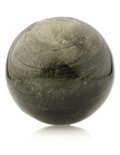 Obsidiaan goud 8 cm edelsteen bol