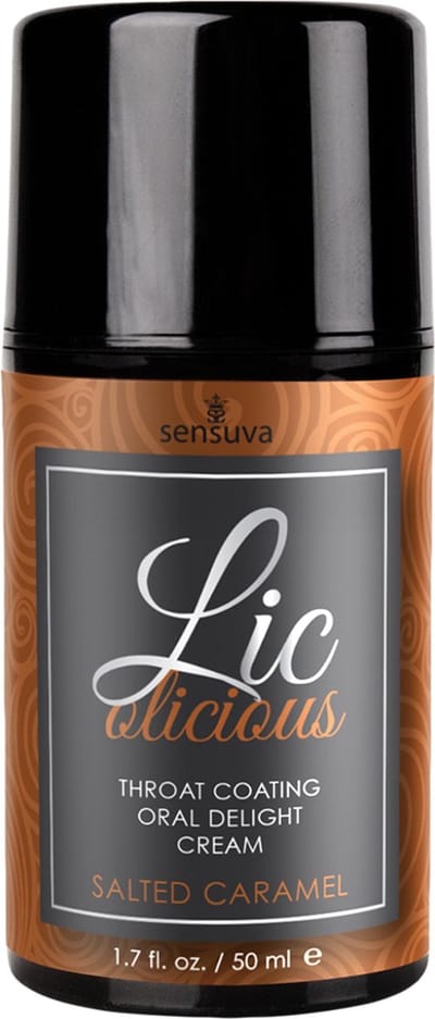 Sensuva - Lic-o-licious - Gezouten Caramel - Oral Delight Cream - 50 ml - Stimulerend supplement