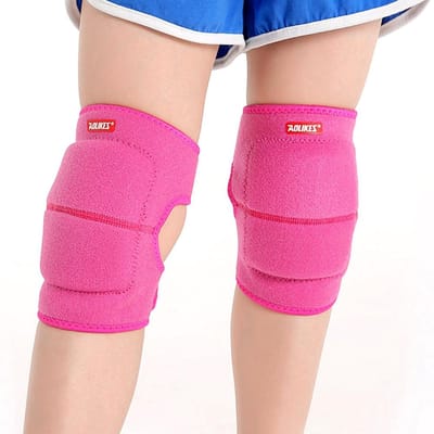 1 paar kniebeschermers voor dansers, beschermende kniebeschermers voor kinderen, zachte ademende kniebeschermers voor voetbal, yoga, sportschool, bakken, schaatsen M