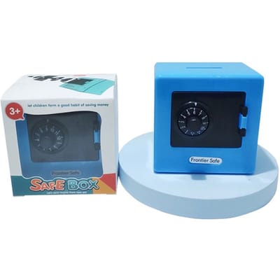 Retro ATM Roterende Wachtwoord Bank Spaarpot Contant Geld Munten Spaardoos ATM Bank Kluis Automatische Storting Bankbiljet Kerstcadeau black