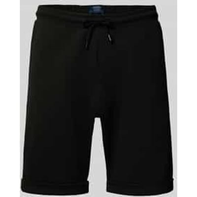 Sweatshorts met elastische band en achterzak