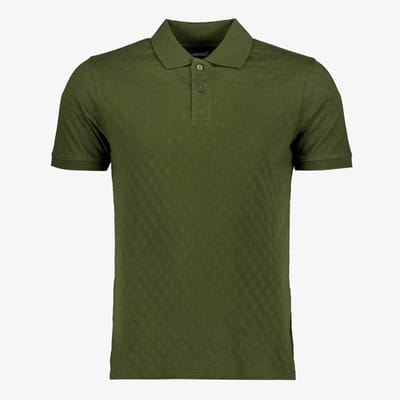 Unsigned heren polo groen - Maat S