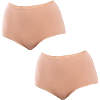 Pack-2 Crompesora Organic Bio Maxi P0AZL Damenhöschen