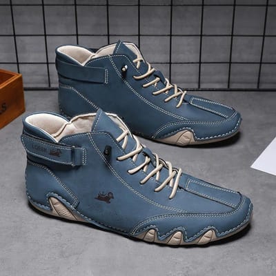 Herenlaarzen Nieuwe Mode Luxe Werklaarzen Outdoor Platform Lage Snit Heren Comfortabele Sneakers Casual Originele Heren Sneakers Deals 45 black