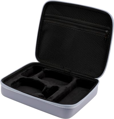 Handige Reis Organizer voor Schoonheidstools, Draagbare Opbergtas met Gaasvak voor Persoonlijke Verzorgingsaccessoires, Compacte Beschermende Case (Blauw)