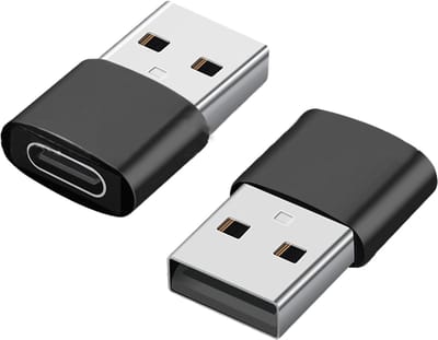 2-pack USB-C naar USB-adapter voor gegevensoverdracht en opladen