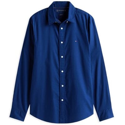 Tommy Hilfiger Overhemd Dobby Structure Rf S - Fashion Wear - Volwassen