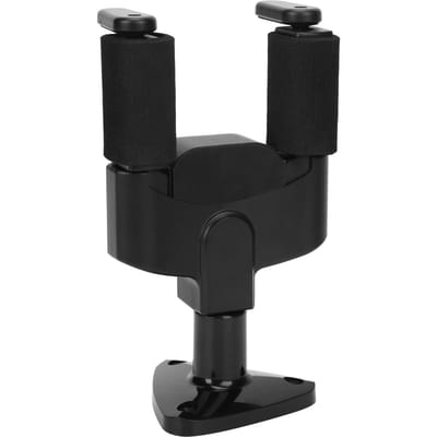 Gitaar Muurhaak Montagebeugel Standaard met Automatisch Slot voor Ukulele Bas Thuis Kantoor(Zwaartekracht black