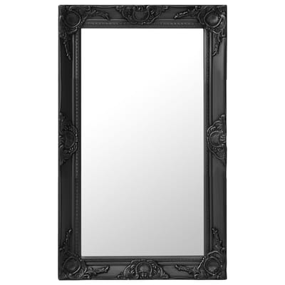 vidaXL - Wandspiegel - barok - stijl - 50x80 - cm - zwart