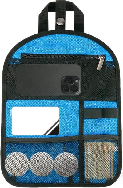 Golfkar Opbergtas - Golf Accessoire Tas - Golfbaan Organisatie - Snelle Toegang Compartimenten - 26 x 18 x 3 cm