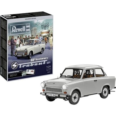 Revell Modelbouwpakket Auto - 05630 Trabant 601 60-jarig jubileum -Exclusieve editie- - Cadeauset Plastic - 1:24 - Modelbouw