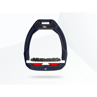 Veiligheidseigeren voor het paardrijden Ingesteld Ultra Grip Rood/Wit/Rood Flex-On Safe-On