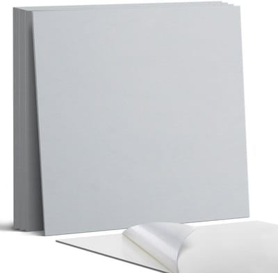 Coloray Wandpanelen Zelfklevend - Kleur grijs Zelfklevende Wandpanelen - 50 cm x 50 cm - Grijs Wandpaneel PVC - 4 stuks - Eénkleurige Wandpanelen Zelfklevend - Wandpaneel Keuken - Wandpanelen Badkamer